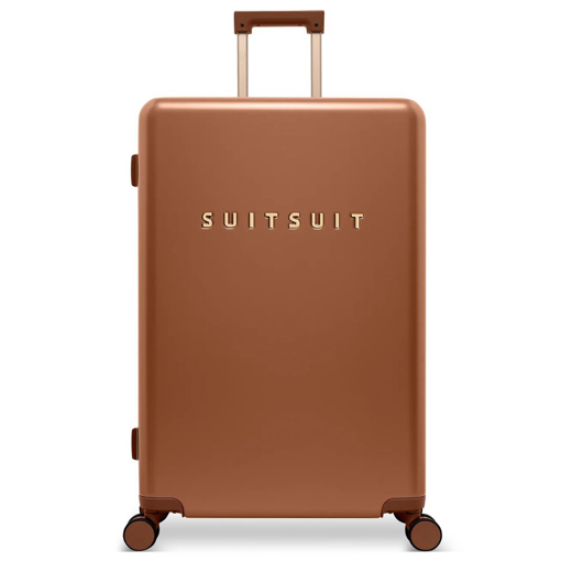 Obrázok z Plastový kufr SUITSUIT® Serenity Caramel Café L - hnědá - 91 L