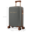 Obrázok z Kabinový kufr SUITSUIT® Serenity Atlantic Deep S - šedá - 32 L