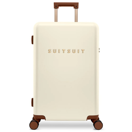 Obrázok z Plastový kufr SUITSUIT® Serenity Whisper White M - bílá - 60 L