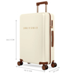 Obrázok z Plastový kufr SUITSUIT® Serenity Whisper White M - bílá - 60 L
