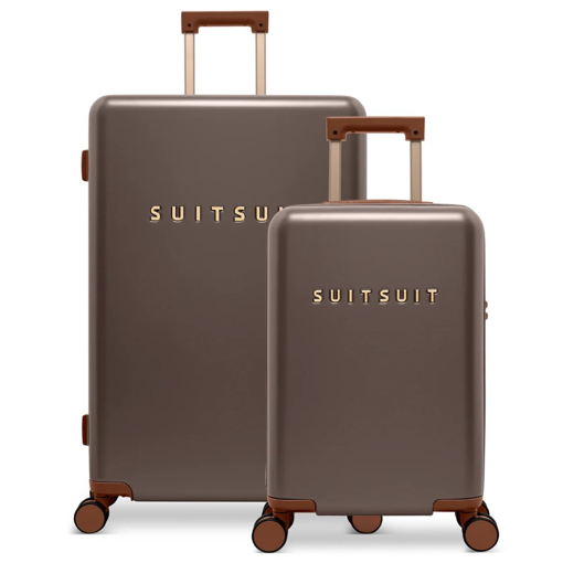 Obrázok z Sada cestovních kufrů SUITSUIT® Serenity Chocolate Brown 2 ks - hnědá - 91 / 32 L
