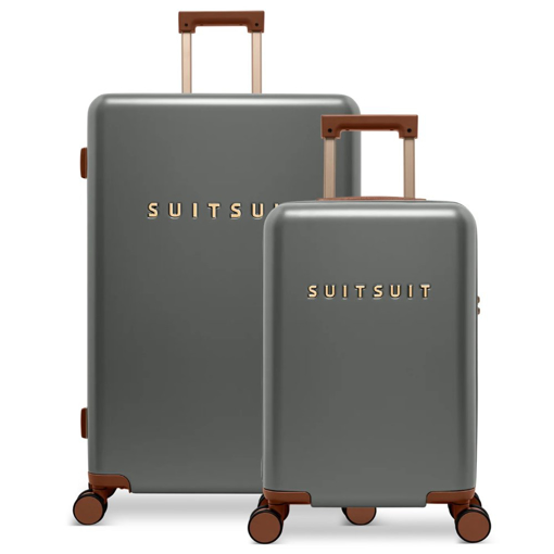 Obrázok z Sada cestovních kufrů SUITSUIT® Serenity Atlantic Deep 2 ks - šedá - 91 / 32 L
