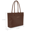 Obrázok z Dámská taška SUITSUIT® Serenity Chocolate Brown - hnědá - 16 L