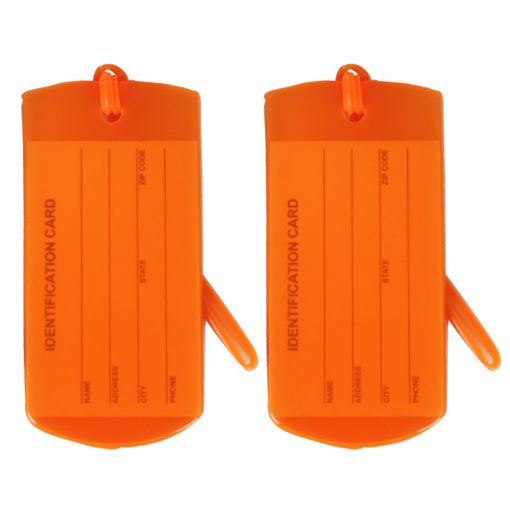 Obrázok z Jmenovky na zavazadla ROCK Jelly TA-0028 2ks - Oranžová