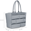 Obrázok z Dámská taška SUITSUIT® Fusion Frosted Grey BF-66120 - šedá - 22 L