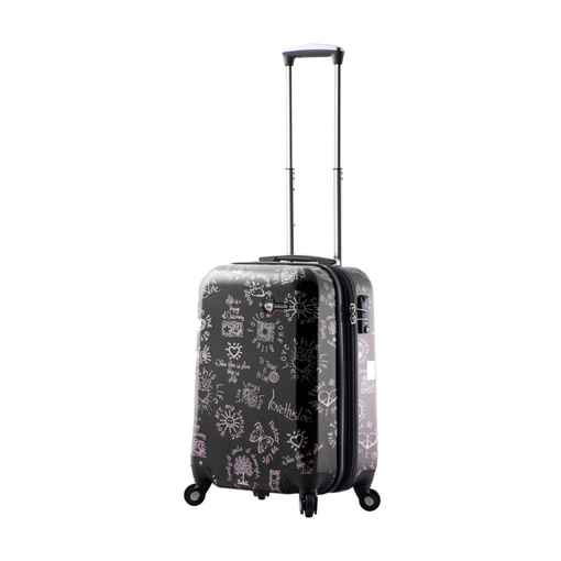 Obrázok z Kabinový kufr MIA&nbsp;TORO Love This Life Medallions S - černá - 39 L