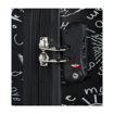 Obrázok z Kabinový kufr MIA&nbsp;TORO Love This Life Medallions S - černá - 39 L